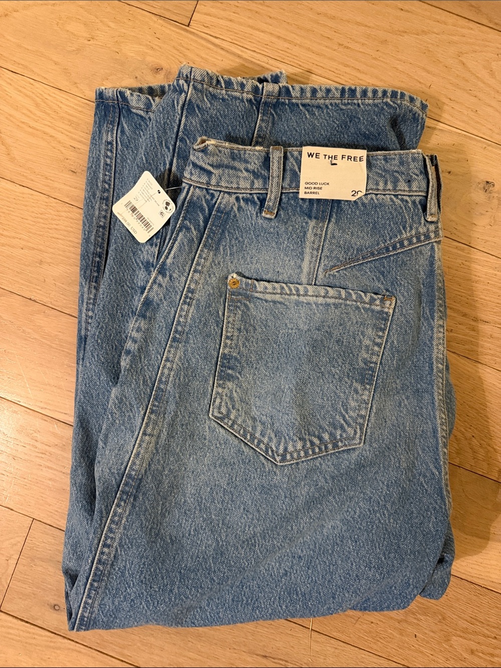 We the Free Good Luck Mid Rise Barrel size 29 - Picture 2 of 3